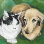 【アトムママ様専用】ペットちゃんの絵　F20号