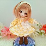 オビツ11サイズ　ばななみるくドレスセット