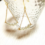 《再販》チェーンパールピアス
