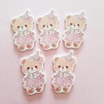 プラパーツ☆4㎝キャンディ(パーティ帽子ピンク) 5個入