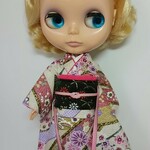 ブライス 着物 振袖 リカちゃん着物 振袖  