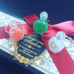 【12/1910:00〜販売開始】星屑香水瓶のリング【クリスマスカラー】