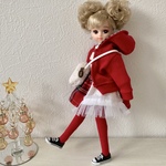 送料無料リカちゃん 6点セット クリスマス、バレンタインコーデ