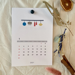 2021 カレンダー ie