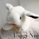 ぎゅぎゅ〜っと抱きしめたくなる！うさぎぬいぐるみ。usanu-big25