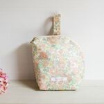 【N様専用ページ】保温保冷マグポーチ＜外ポケットつき＞*リバティBetsyペールピンク