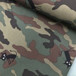 110×50★オックス綿プリント★カモフラに猫ちゃん