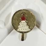 【日頃の感謝価格】🎄クリスマス🎁ゴールドポニーフック　レジン
