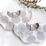 【選べる生地】もくもくスタイ あんぱん柄　くすみカラー　スタイ