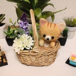 おすましネコちゃん（かご入り)