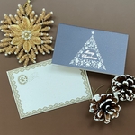 Merry Christmas二折メッセージカード（封筒付）