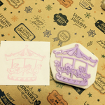 消しゴムはんこ♡メリーゴーランド星