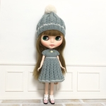 ブライス服　ブライスニットワンピース
