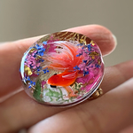 【12/20(日) 20時頃〜販売】友禅金魚～濃桃