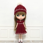 ブライス服　ブライスニットワンピース