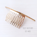 ［dis-moi］ゴールドカラーのクレセントコーム＊三日月コーム＊ヘッドアクセサリー＊ヘアアクセ＊ムーン