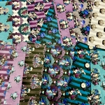 (再販×18)アリスのデザインペーパーセット(blue×purple)＊紙モノ＊コラージュ素材＊コラージュペーパー