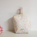 【L様専用ページ】保温保冷マグポーチ＜外・内ポケットつき＞*リバティBetsyピンクラベンダー