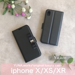 X/XS/XR【１番人気】オトナ女子大人可愛い黒レザー×リボンバックルリボンiPhone6/6S/7/8/SE2/11/11pro/11proMAX/78plus/XSMAX手帳型スマホケース 