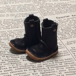 【受注製作】レザー : ミニチュアペコスブーツ【ブラック】