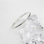 【silver　シルバー】0.8mm　ストレート／ピンキーリング・重ね付け・アレルギー対応・つけっぱなし／シンプル／指輪／かわいい／おしゃれ／天然石／ペアリング／ベビーリング対応