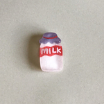 牛乳瓶の片耳ピアス/イヤリング