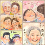似顔絵オーダー　