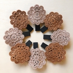 お花のレースピン