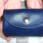 再販　アコーディオン　小銭入れ♪（ラピスブルー　シュリンク）