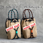 コーデュロイ巾着バッグ（ベージュ）
