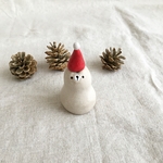 クリスマス&お正月&年中使える白くまさんの一輪挿し