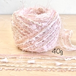 クリアピンク♡ドロップス　引き揃え糸　40ｇ