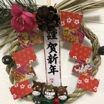 どんぐり人形しめ縄飾り4