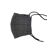 glen check mens mask【おしゃれ 大人 立体 メンズマスク  フィルターポケット　マスクカバー　チェック柄　秋冬　 】 