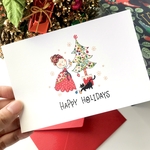 3枚組🎄聖夜の便り🎄手描きイラスト クリスマス ポストカード セット◼︎no.4