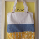 ★SALE★ 肩掛けバック（キイロ・シロ花）