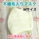 不織布入りマスク　Mサイズ