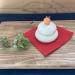 陶器で作った鏡餅　（小）収納できます