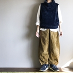 ■限定■秋冬あったか■もこもこオフサイドベスト■ネイビー