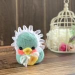 ベビたん小鳥スカイブルーの羊毛フェルト