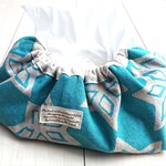 【1点物】▼くしゅくしゅBOXティッシュカバー▼北欧テイスト／snow crystal