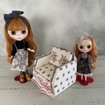 ブライスドールハウス家具　ソファー（１人掛け）