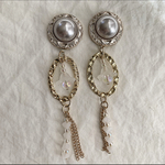 ゴールドチェーンピアス