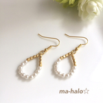シルキーパール&gold drop
