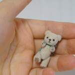 3.5cm ミニミニ クマちゃん (ベージュ)