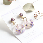 【再販】バージブルーラベンダーピアス/イヤリング