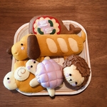 値下げ！フェルトままごとアニマルパン５個セット⑨