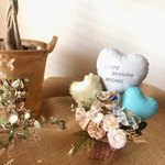 オリジナル文字入りアレンジメント【ナチュラルS】