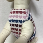 秋冬用　犬猫ハーネス　ハート　ジャガードニット（薄手）