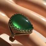 再販  midoriのしずく・・グリーンオニキス ring